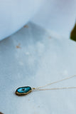 “Roa”- Agate Slice Necklace