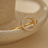Deluxe Circle Motif Ring