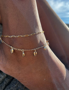 The Cowrie Charm Anklet