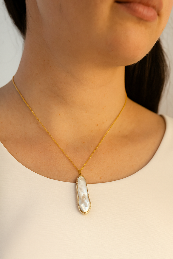 Pearl Bar Necklace