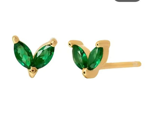 Duo- Leaf Studs