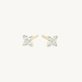 Clover Four gem studs