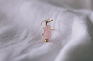 Rose Quartz Gemstone Ring